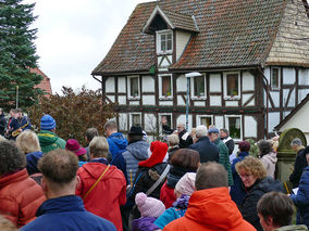 Ökumenische Feier des „Weihnachtsfriedens“ in Naumburg (Foto: Karl-Franz Thiede)